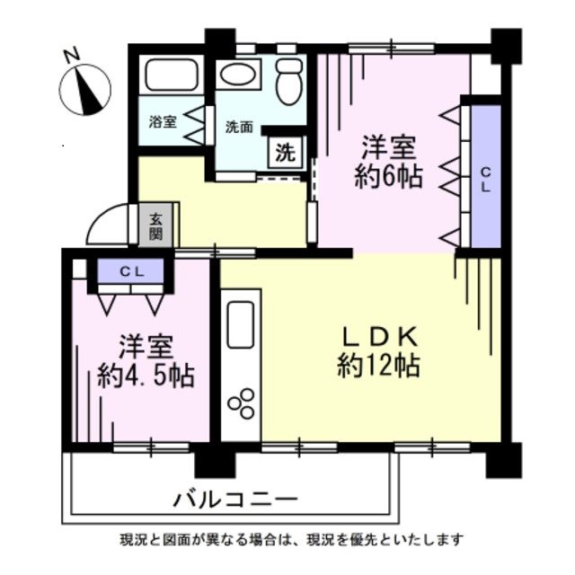 洋光台南第2団地27号棟 間取図・土地図