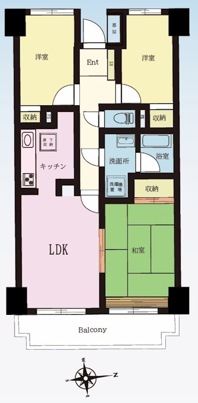 ライオンズガーデン久喜壱番館 間取図・土地図