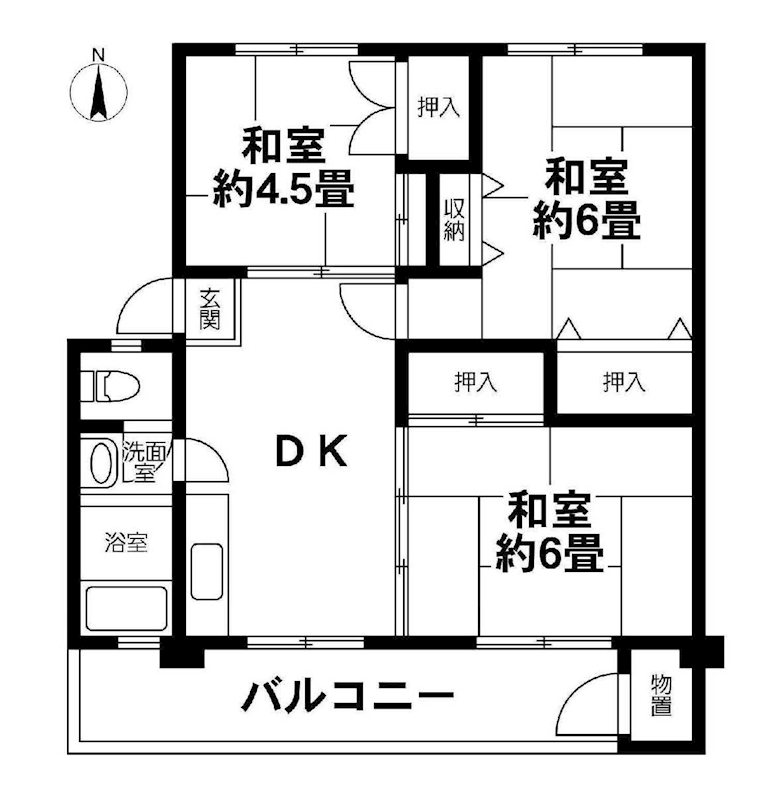 愛宕二丁目住宅  間取図・土地図