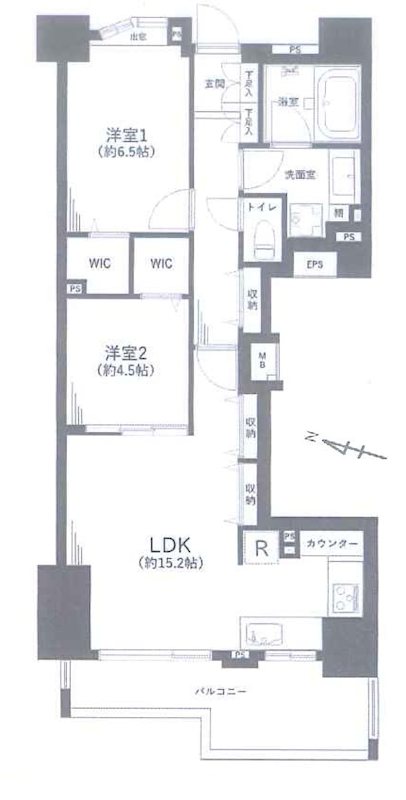 クロスウィル多摩センター 間取図・土地図