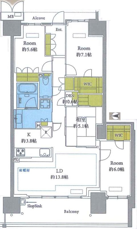 ジオ多摩センター 間取図・土地図