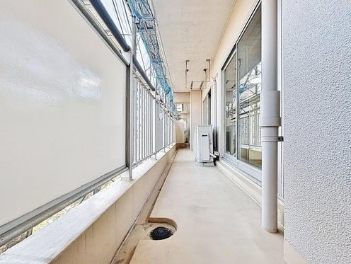 清新北ハイツ5号棟 現地写真（バルコニー）