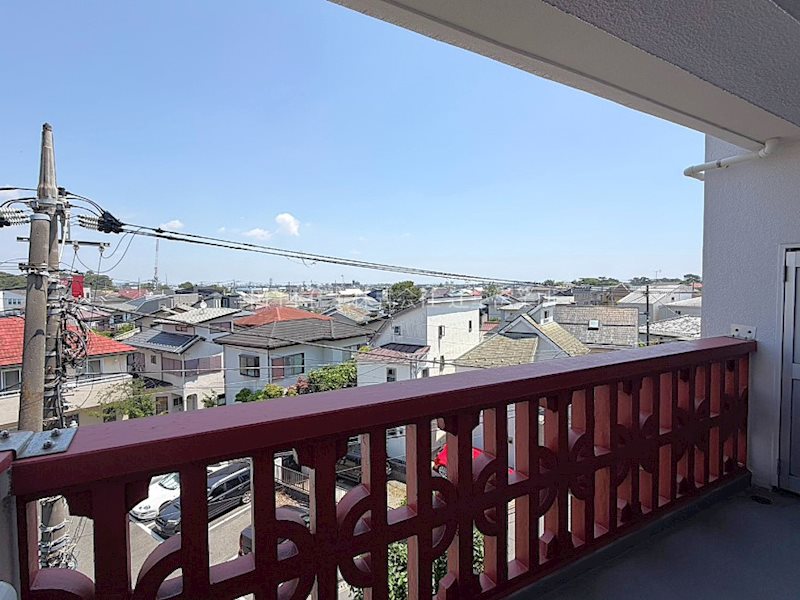 マンション茅ヶ崎 現地写真（バルコニー）