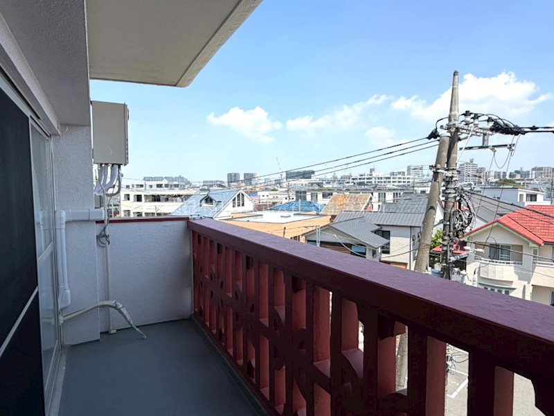 マンション茅ヶ崎 現地写真（バルコニー）