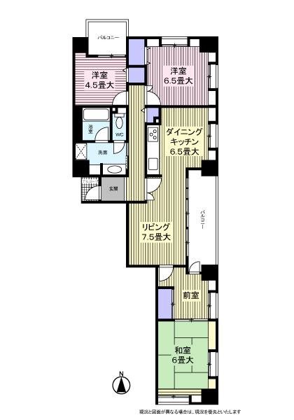 エストラーセ長池 間取図・土地図