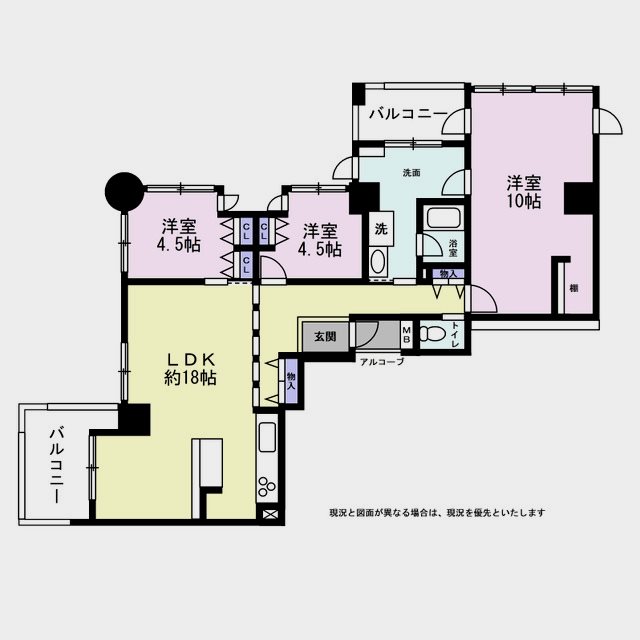 蓮生寺公園通り三番街  間取図・土地図