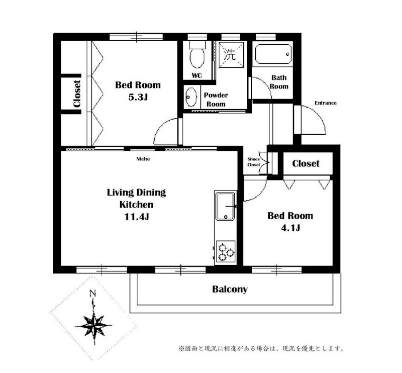 真砂一丁目団地 間取図・土地図
