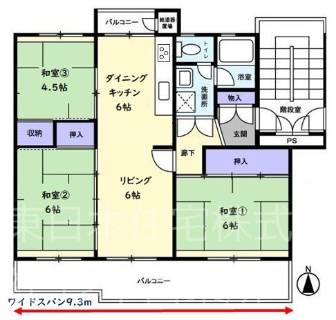 鳶尾団地24街区 間取図・土地図