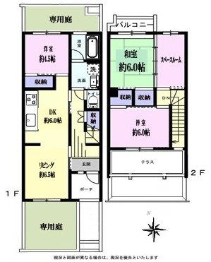 今川団地29号棟 間取図・土地図