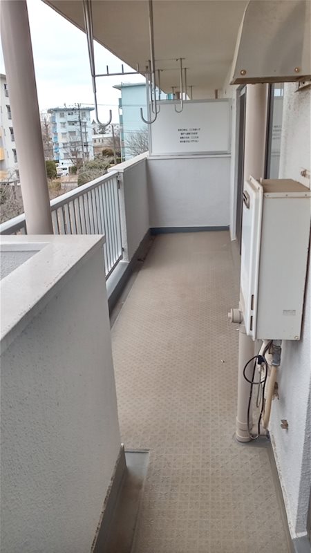 花見川団地6街区 現地写真（バルコニー）