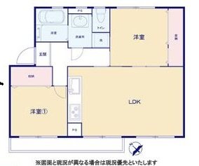 左近山団地 間取図・土地図