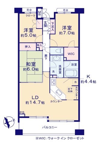 パークヴェール橋本 間取図・土地図