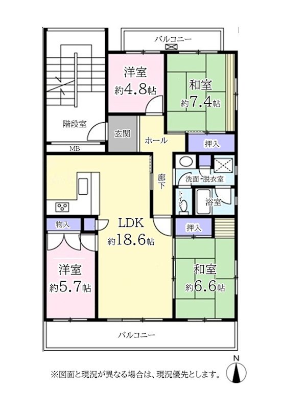 磯子杉田台第一団地 間取図・土地図