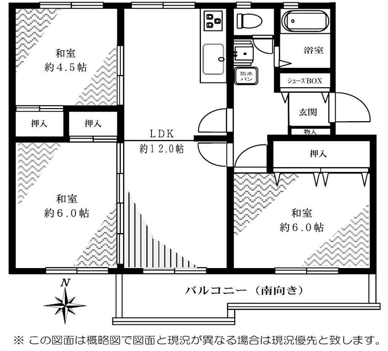 さつきが丘東住宅 間取図・土地図
