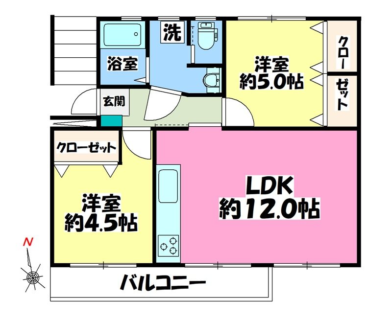 滝山団地3街区 間取図・土地図