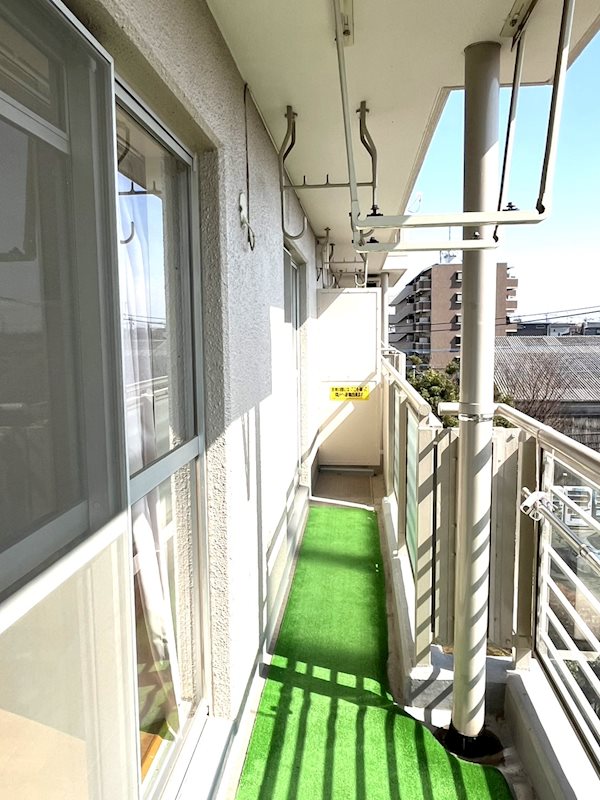 野火止団地 現地写真（バルコニー）