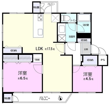 谷津遊園ハイツ    間取図・土地図
