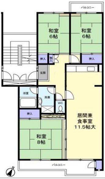 グリーンタウン安行東 間取図・土地図