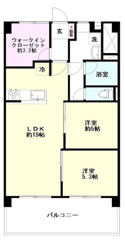 グリーンハイツ行徳 間取図・土地図
