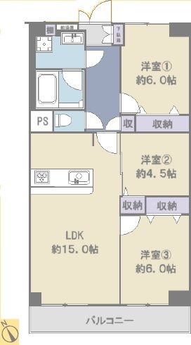 コンドミニアム葛西 間取図・土地図
