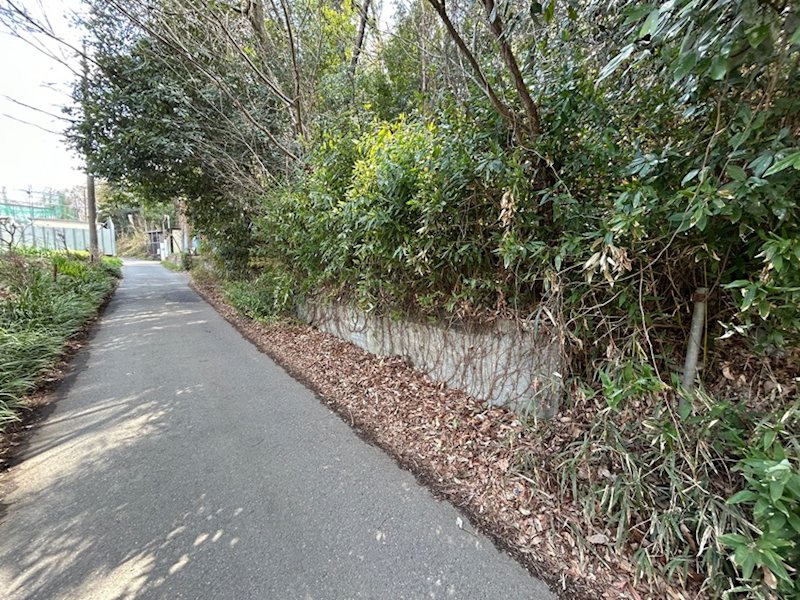 所沢市山口土地 現地写真（前面道路含む現地写真）