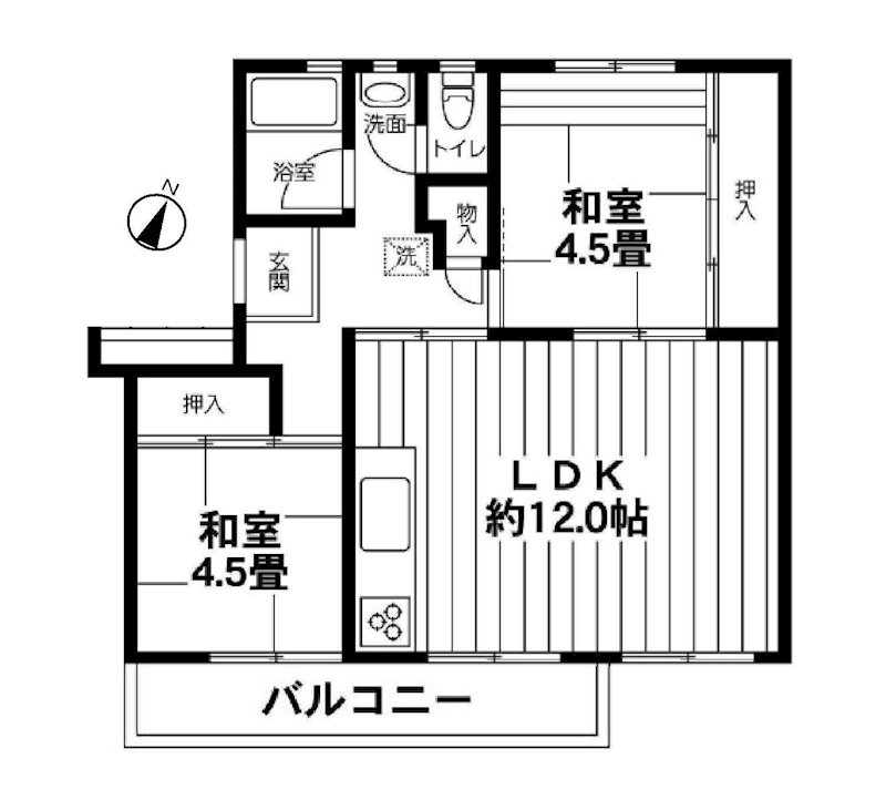 高幡台団地   間取図・土地図