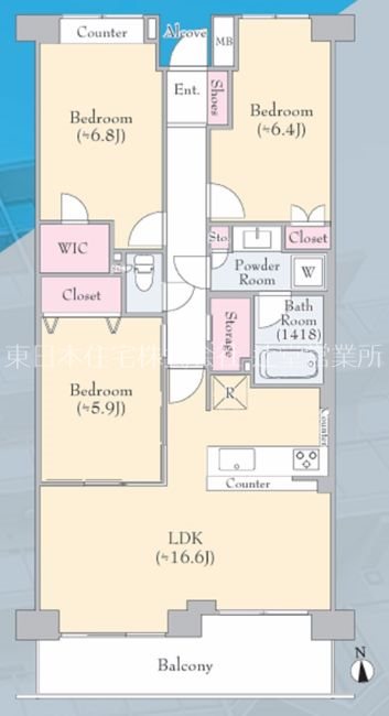 グレーシア湘南ライフタウン 間取図・土地図