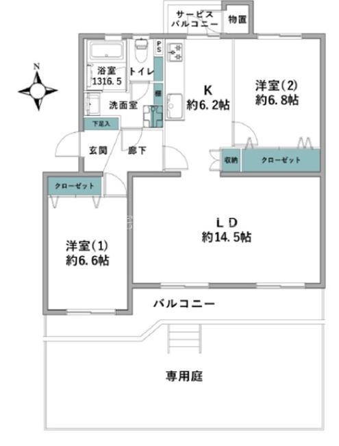 エミネンス茅ヶ崎 間取図・土地図