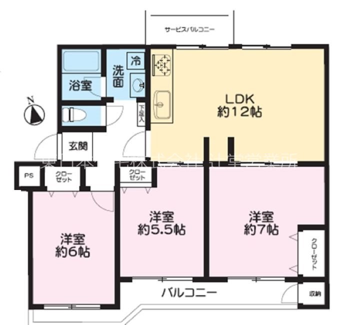 戸塚芙蓉ハイツ 間取図・土地図