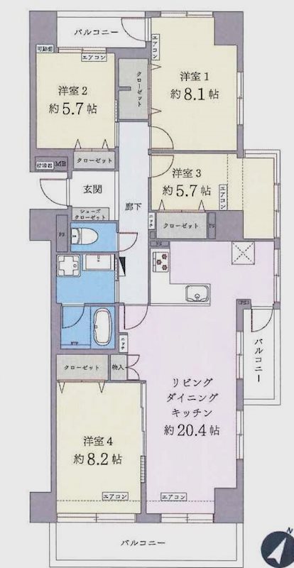 蓮生寺公園通り三番街  間取図・土地図
