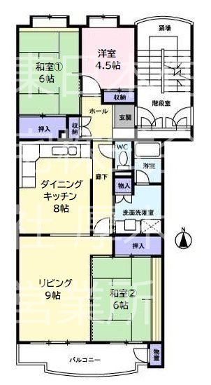 秦野南が丘さつき東住宅 間取図・土地図