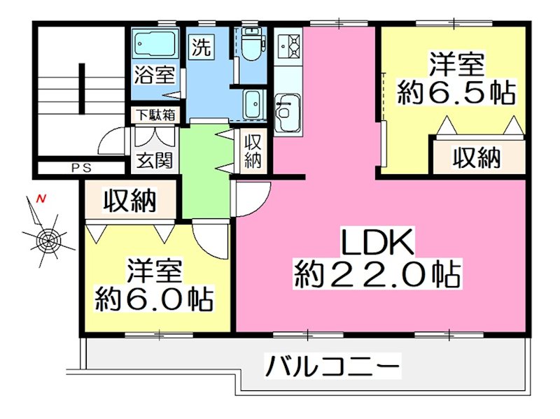 滝山第二住宅（3丁目） 間取図・土地図