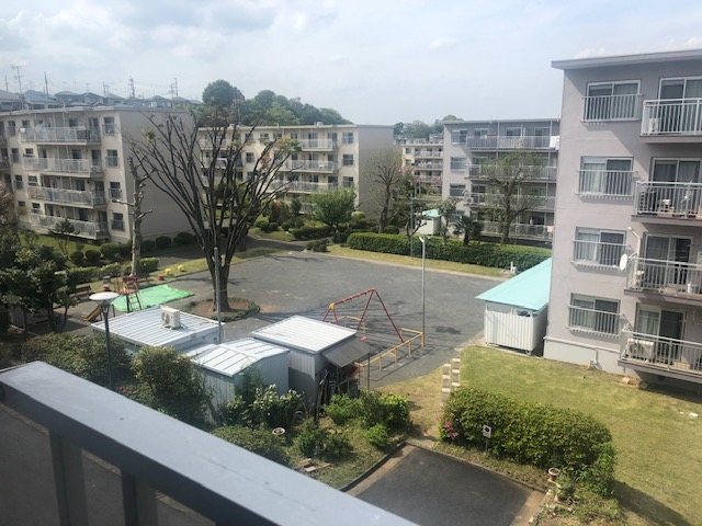 竹山団地 現地写真（バルコニー）