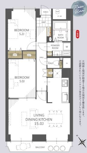 葛西パークサイドハイツ 間取図・土地図