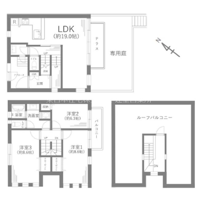 ガーデンハウス湘南 間取図・土地図