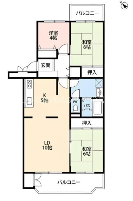 あやせグリーンハイツ 間取図・土地図