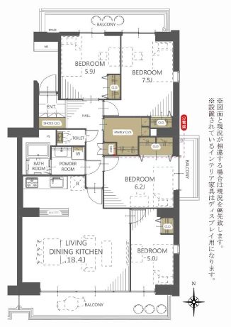 シーアイハイツ町田Ｉ棟 間取図・土地図