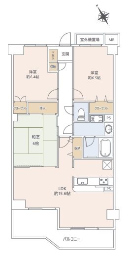 ニューイーストタワー船橋本町 間取図・土地図