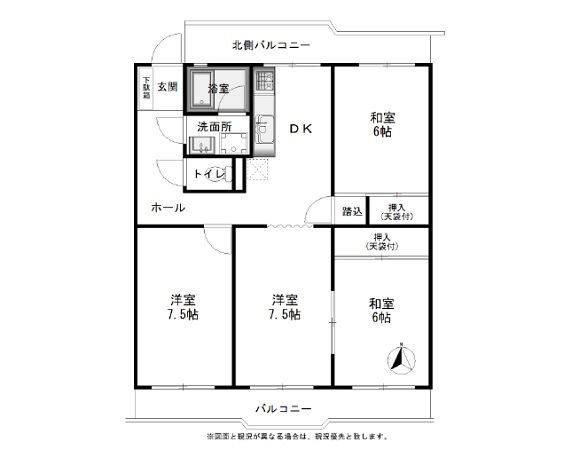 藤沢ニューライフ 間取図・土地図