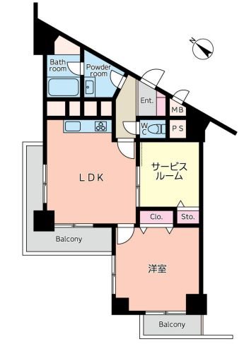 八王子はざま住宅 間取図・土地図