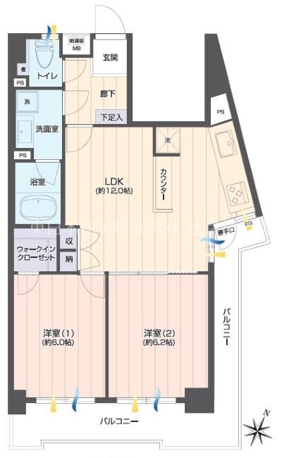 ドラゴンマンション湘南辻堂１番館 間取図・土地図