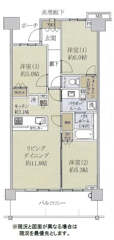 シティテラス南行徳Ａ棟 間取図・土地図