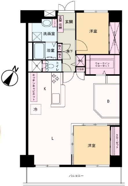 コンドミニアム葛西 間取図・土地図