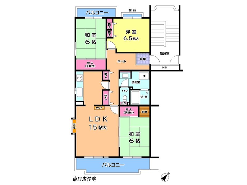 ファーストアベニュー木刈 間取図・土地図