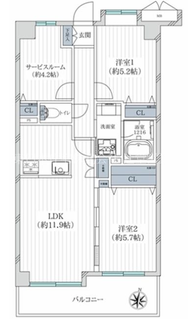 ウッドコート桜ヶ丘 間取図・土地図