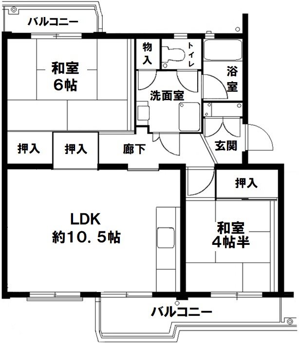 東坂戸団地 間取図・土地図