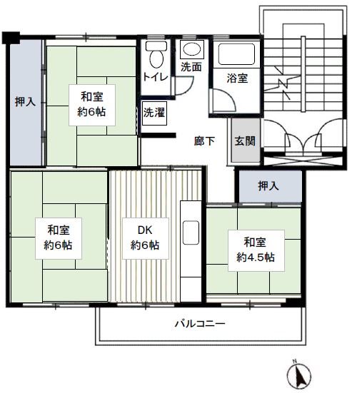 みさと団地（8街区） 間取図・土地図