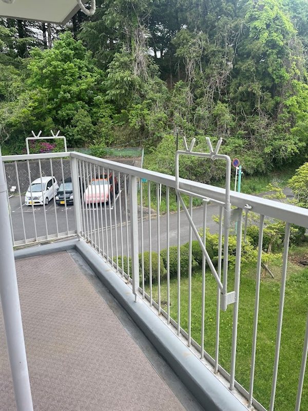 竹山団地2405号棟 現地写真（バルコニー）
