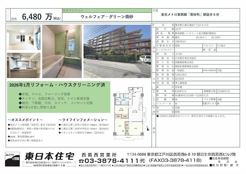 ウェルフェアグリーン南砂 その他