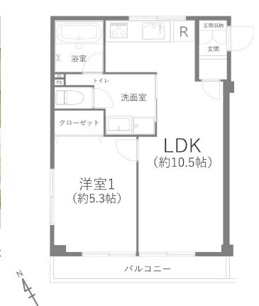 ニューサンハイツＡ棟 間取図・土地図